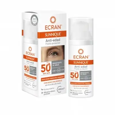 Ecran Ecran Bronceador Sunnique Anti-Arrugas F50 - Ecran - Comparador de precios