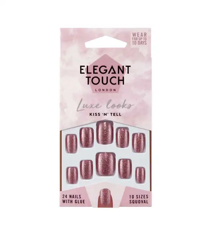 Elegant Touch - Uñas postizas Luxe Looks - Kiss 'N' Tell - Elegant Touch - Comparador de precios
