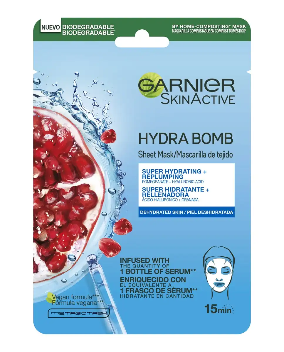 Garnier - Mascarilla Tissu Hydra Bomb Skin Active - Garnier - Comparador de precios
