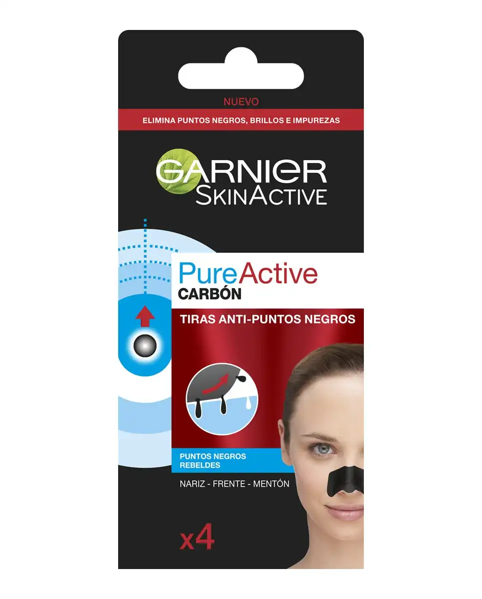 Garnier - Tiras Anti Puntos Negros Skin Active Pure Carbón - Garnier - Comparador de precios
