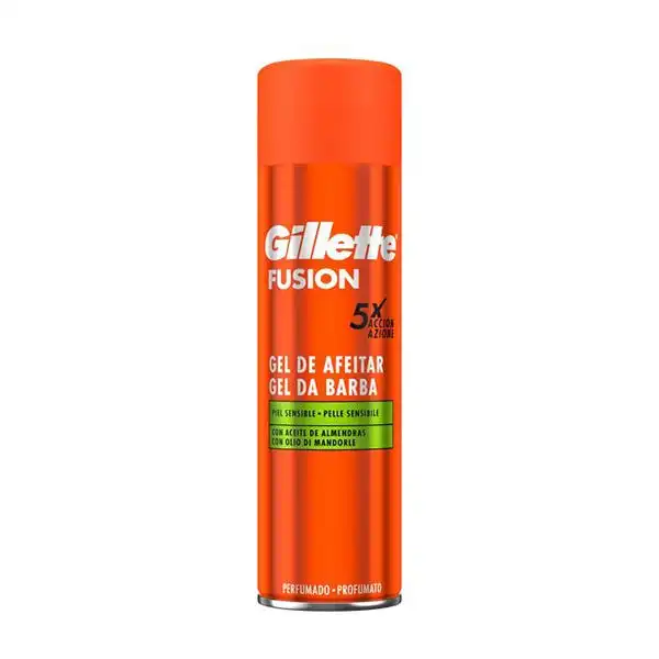 Gel Gillette Fusion Piel Sensible - Gillette - Comparador de precios