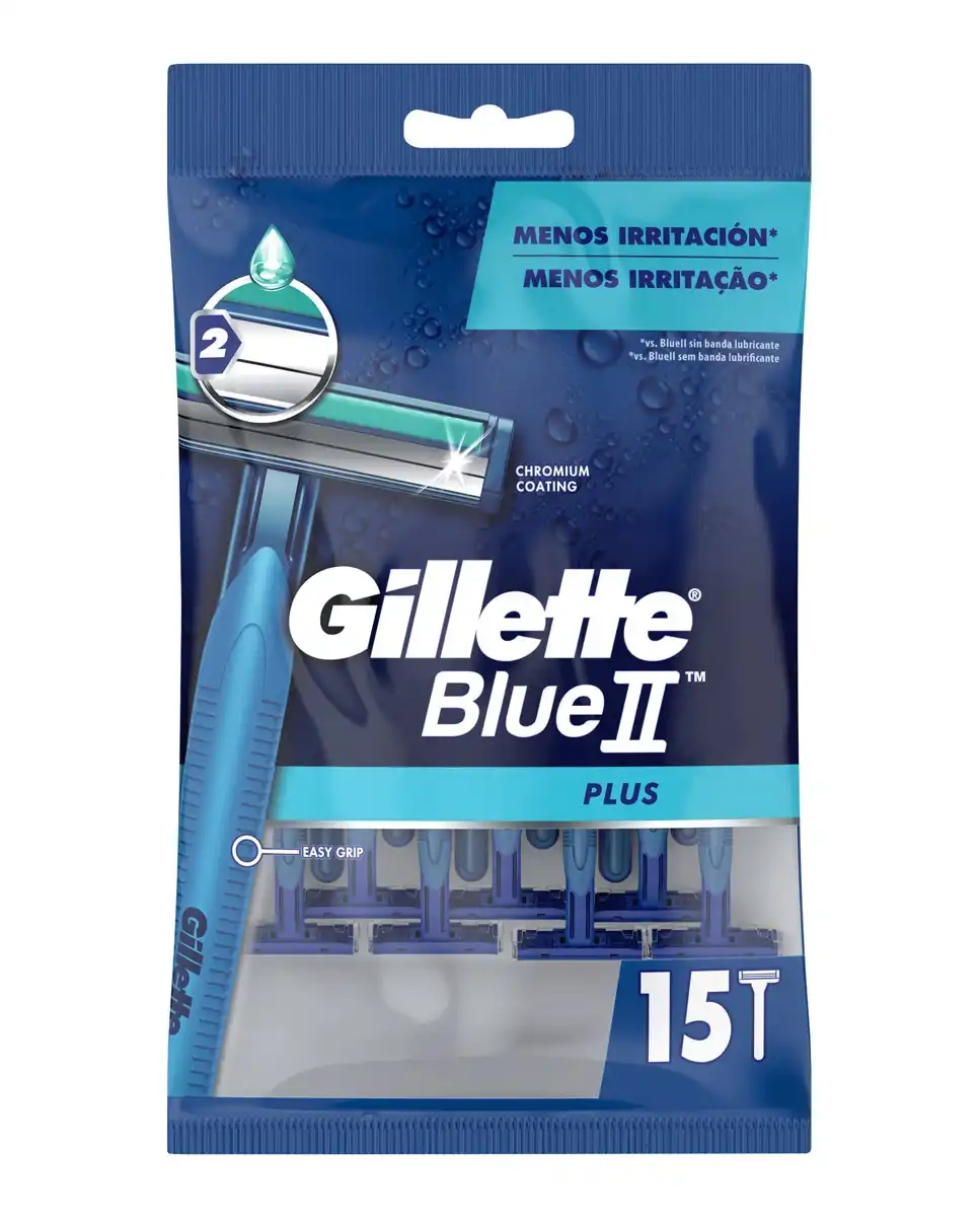 Gillette - Maquinillas De Afeitar Desechables Blue II Plus - Gillette - Comparador de precios
