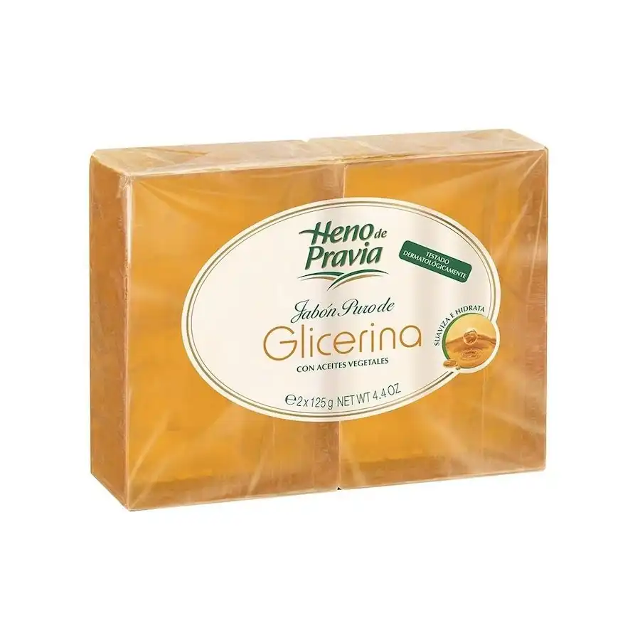 Heno De Pravia - Jabón De Glicerina Pastilla Jabones de manos 125 g unisex - Heno de Pravia - Comparador de precios