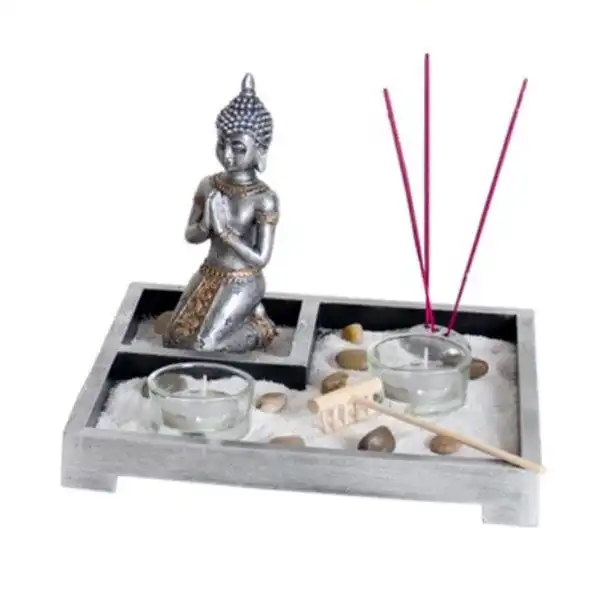 JardÃ­n Zen Con Porta Vela - WELLSAND - Comparador de precios