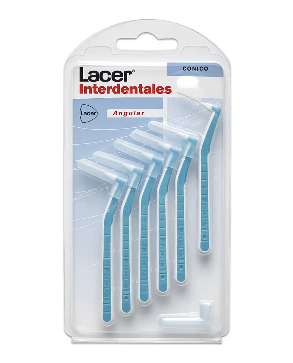 Lacer - 6 Cepillos Interdentales Cónico Angular - lacer - Comparador de precios