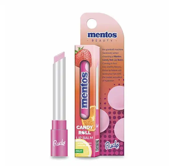 Mentos Candy Roll Lip Balm Fruit - RUDE - Comparador de precios