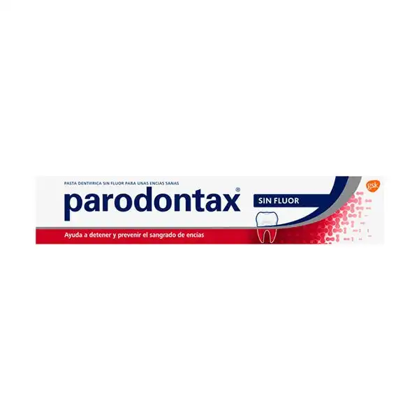 Pasta DentifrÃca Sin Fluor - Parodontax - Comparador de precios