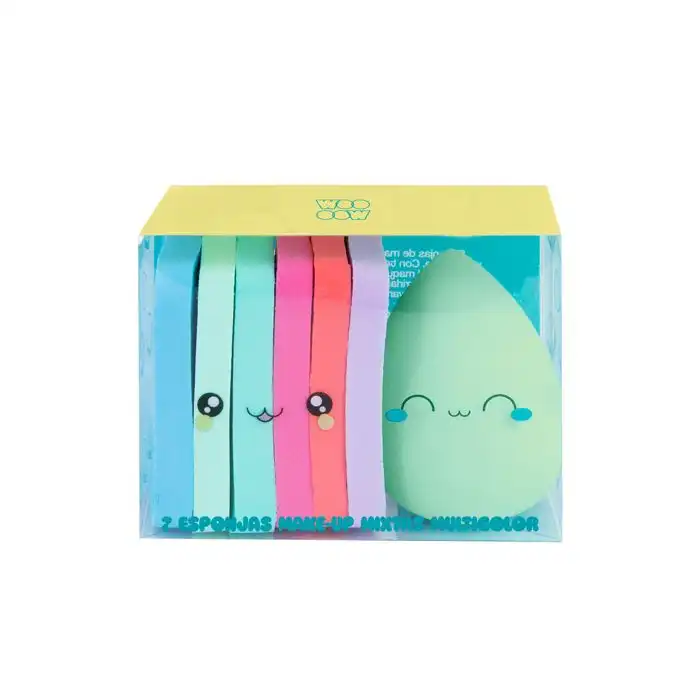 Set 7 Esponjas Makeup Mixtas Multiusos 40 gr - Woo oow - Comparador de precios