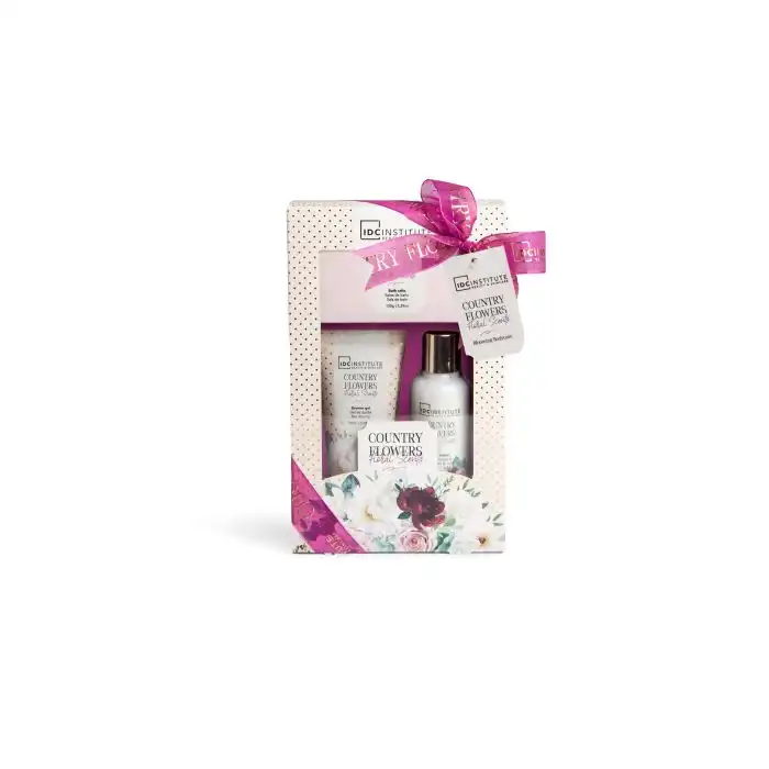 Set de Regalo Country Flowers 330 ml - IDC INSTITUTE - Comparador de precios