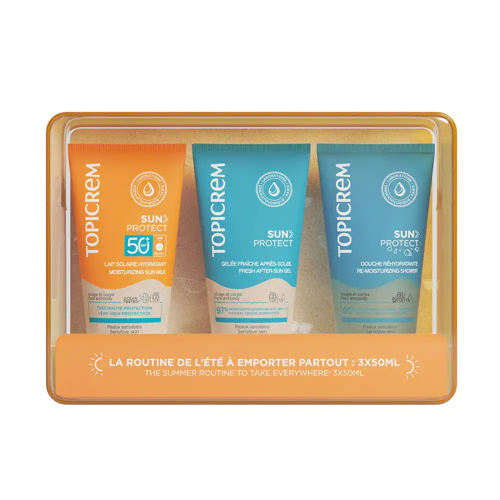 SUN PROTECT SPF50+ ESTUCHE 3 pz - TOPICREM - Comparador de precios