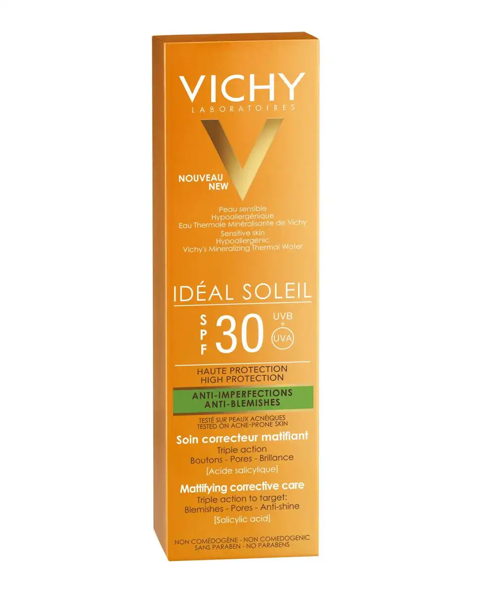 Vichy - Pack Cuidado Protector Anti-imperfecciones 3 en 1 Idéal Soleil Vichy. - Vichy - Comparador de precios