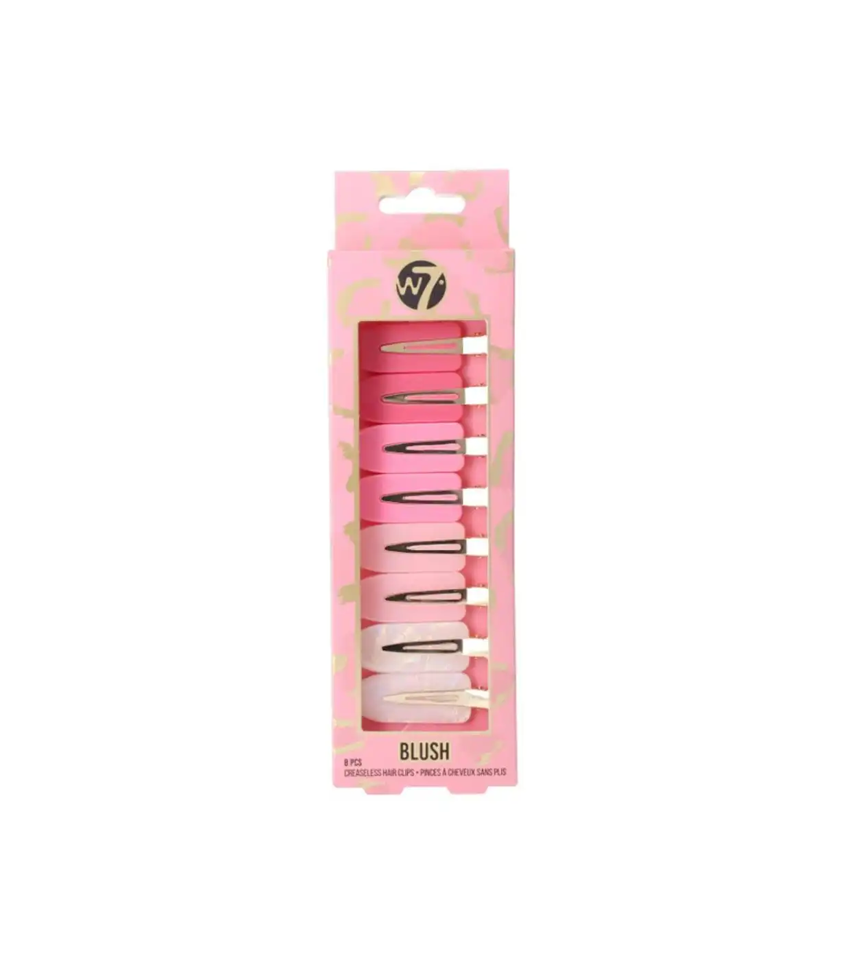 W7 - Pack de 8 pinzas para el pelo - Blush - W7 - Comparador de precios