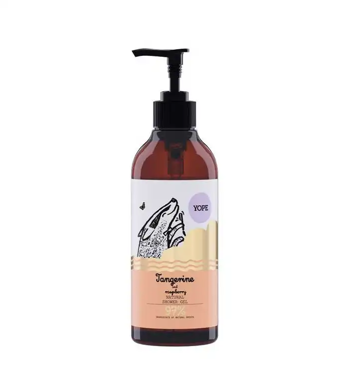 Yope - Gel de ducha natural - Mandarina y Frambuesa - Yope - Comparador de precios