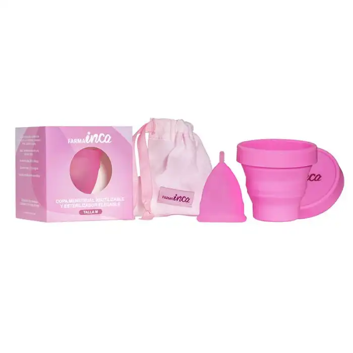 ¡24% DTO! Copa Menstrual con Esterilizador y Bolsita Transporte - FarmaInca - Comparador de precios