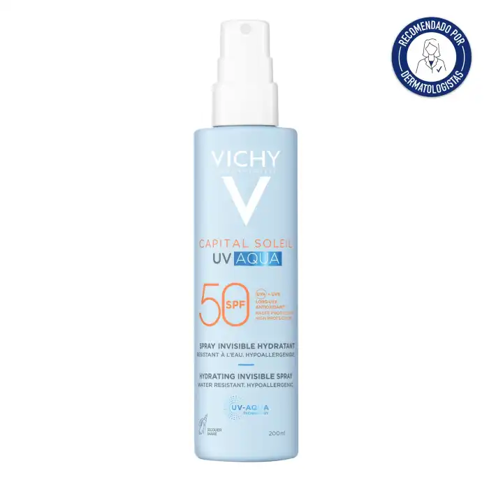 ¡40% DTO! Capital Soleil UV Aqua Spray Hidratante Invisible SPF50 150 ml - Vichy - Comparador de precios