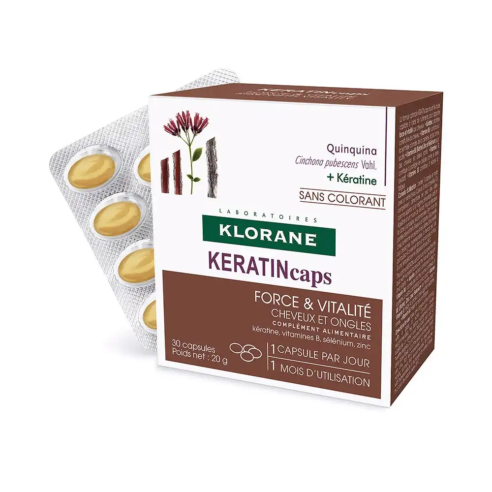 A La Queratina complemento alimenticio cabello y uñas 30 u - Klorane - Comparador de precios