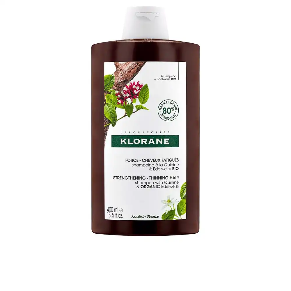 A La Quinina Y Edelweiss Bio champú para caída cabello 400 ml - Klorane - Comparador de precios