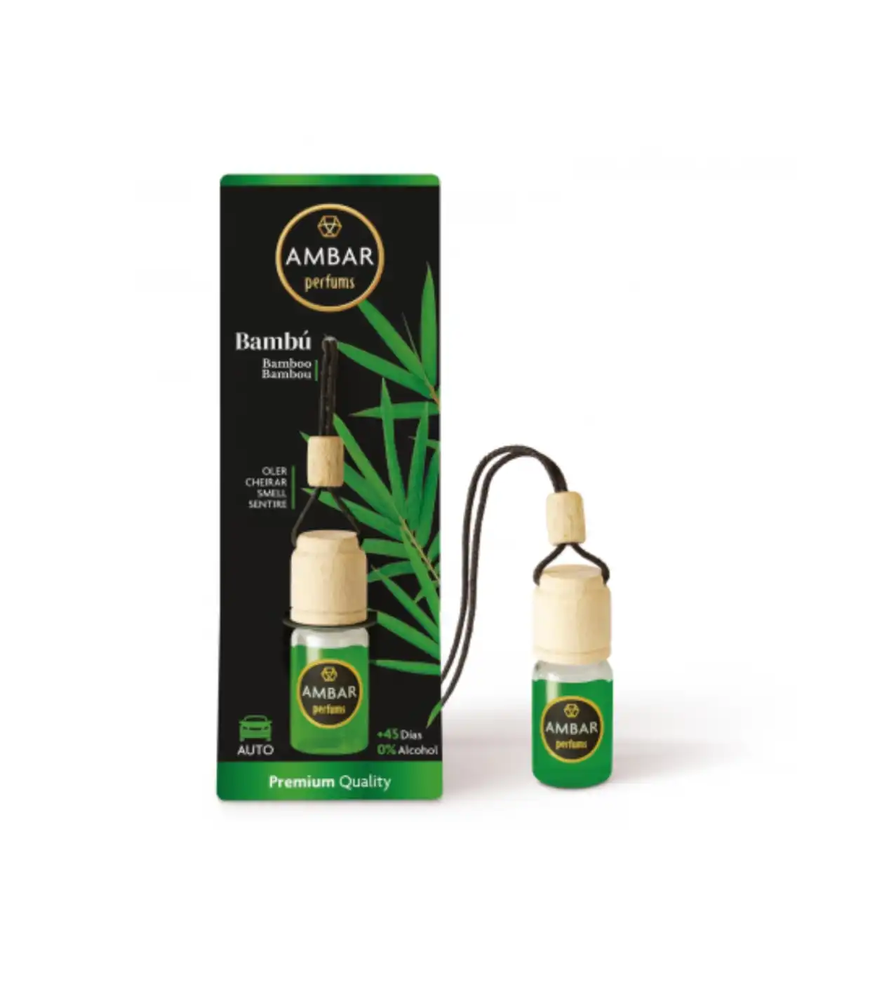 AMBAR Perfums - Ambientador para coche - Bambú - Ambar Perfums - Comparador de precios