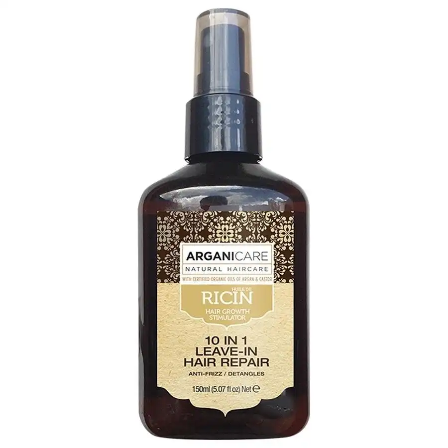 Arganicare  Spray Desenredante y Antifrizz con Aceite de Ricino 10 en, 150 ml - Arganicare - Comparador de precios