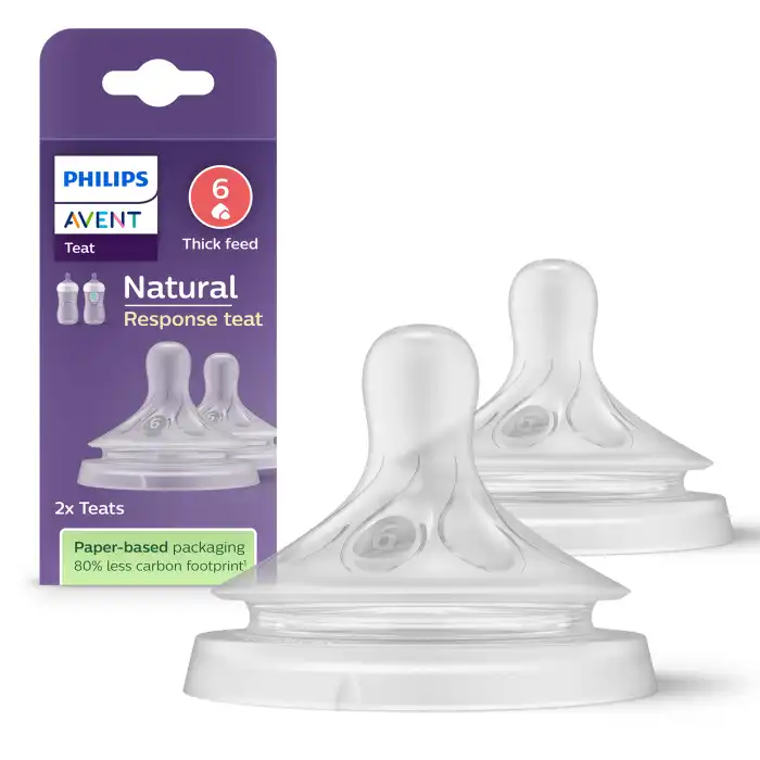 Avent Natural Response Tetina Líquido Espeso 6M+ - Philips - Comparador de precios