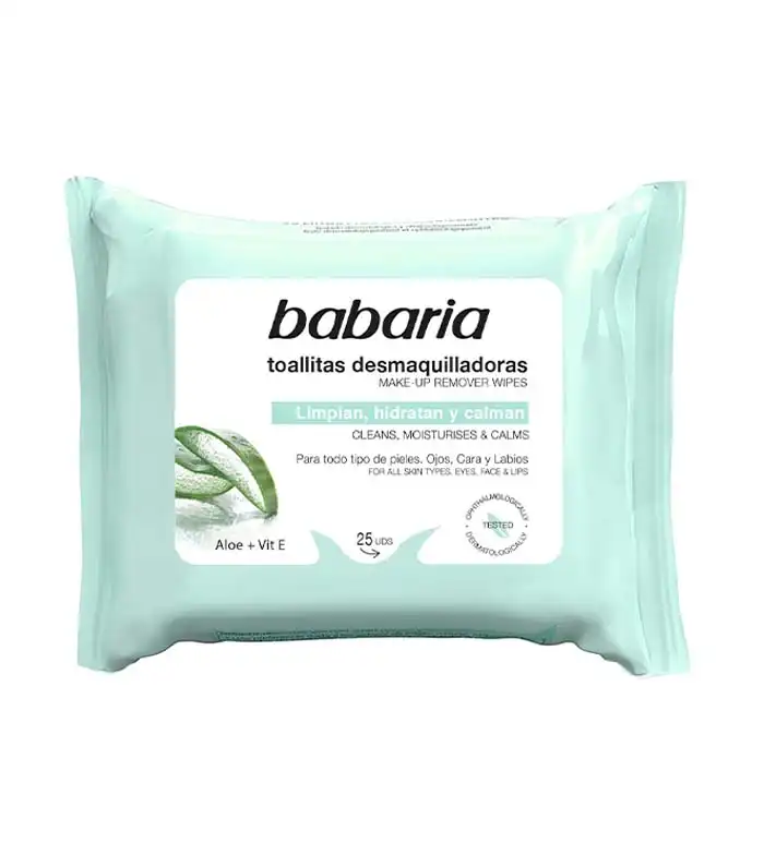 Babaria - Toallitas desmaquillantes - Aloe Vera - Babaria - Comparador de precios