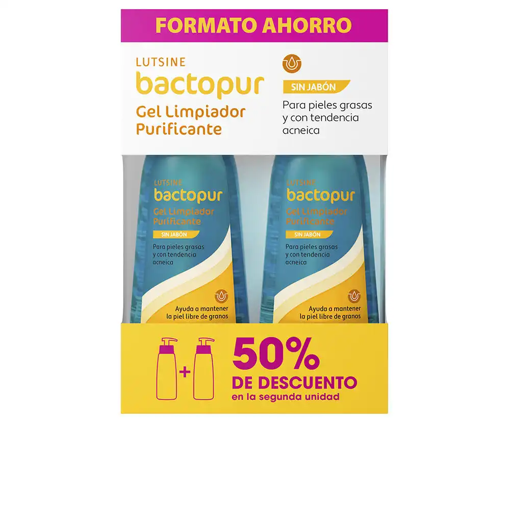 Bactopur gel limpiador purificante pack 2 x 200 ml - Lutsine - Comparador de precios