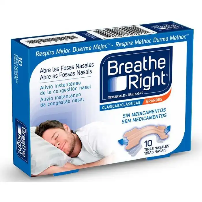 Breathe Right Tiras Nasales Clásicas Grandes - Breathe Right - Comparador de precios