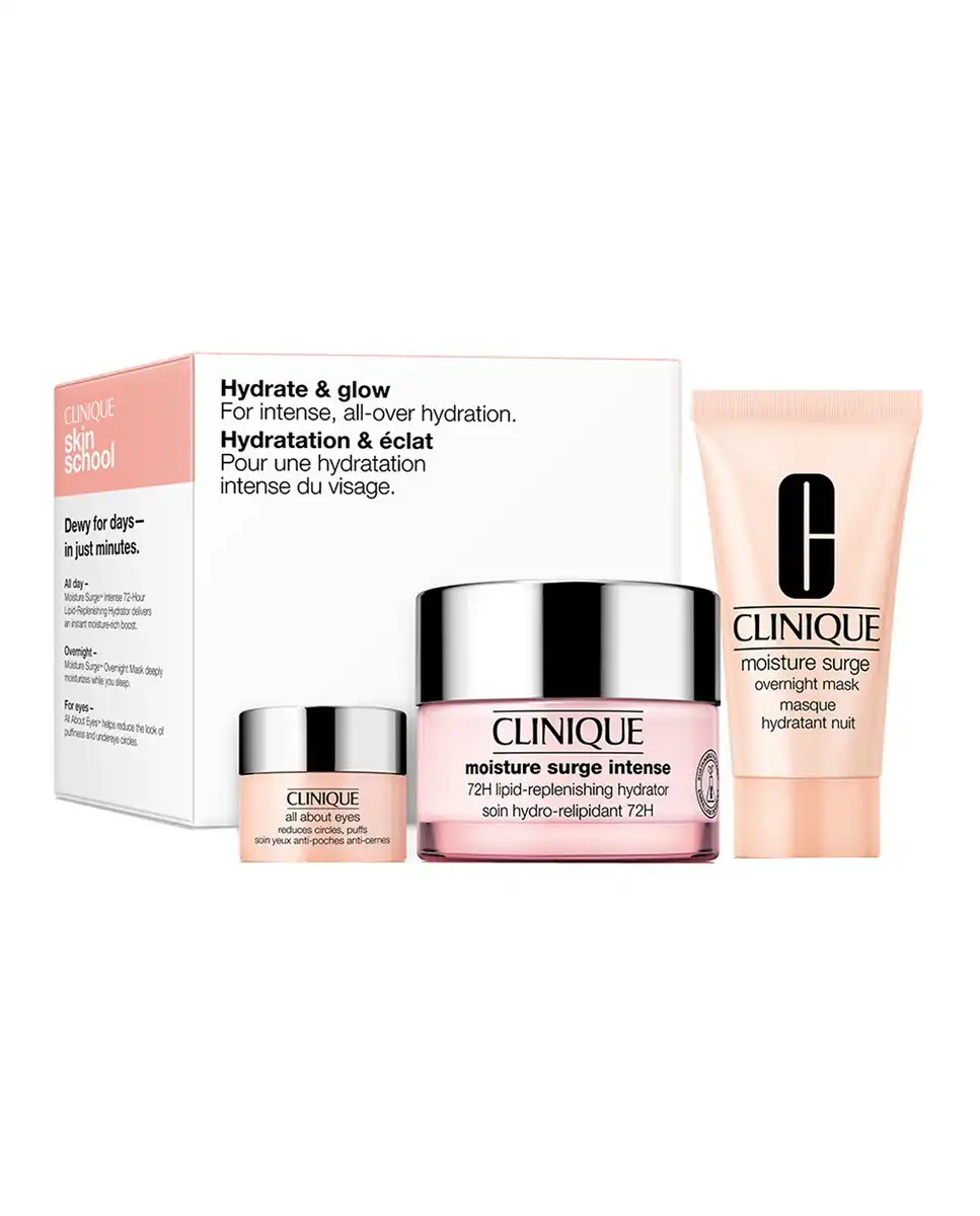 Clinique - Estuche De Regalo Hidratación Intensa & Hidratante Moisture Surge 72H - Clinique - Comparador de precios