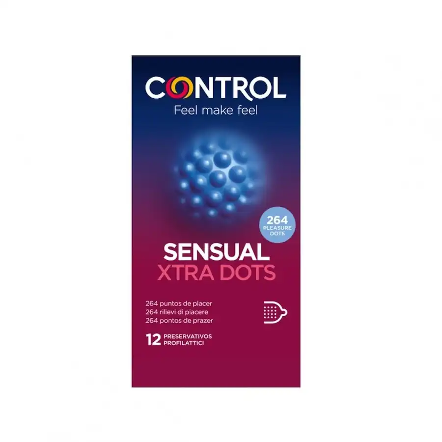 Control Preservativos Sensual Xtra Dots 12 Uds - Control - Comparador de precios