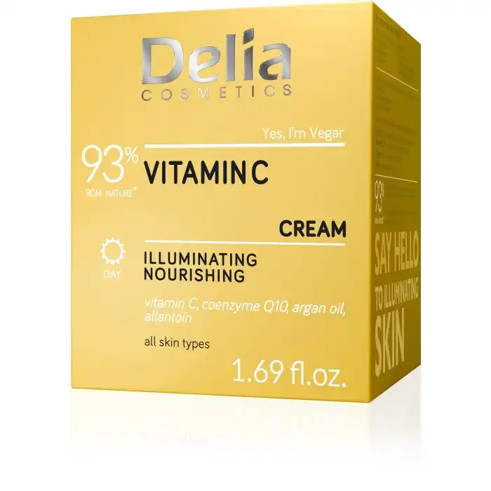 Crema de Día Iluminadora Vitamina C 50 ml - Delia - Comparador de precios