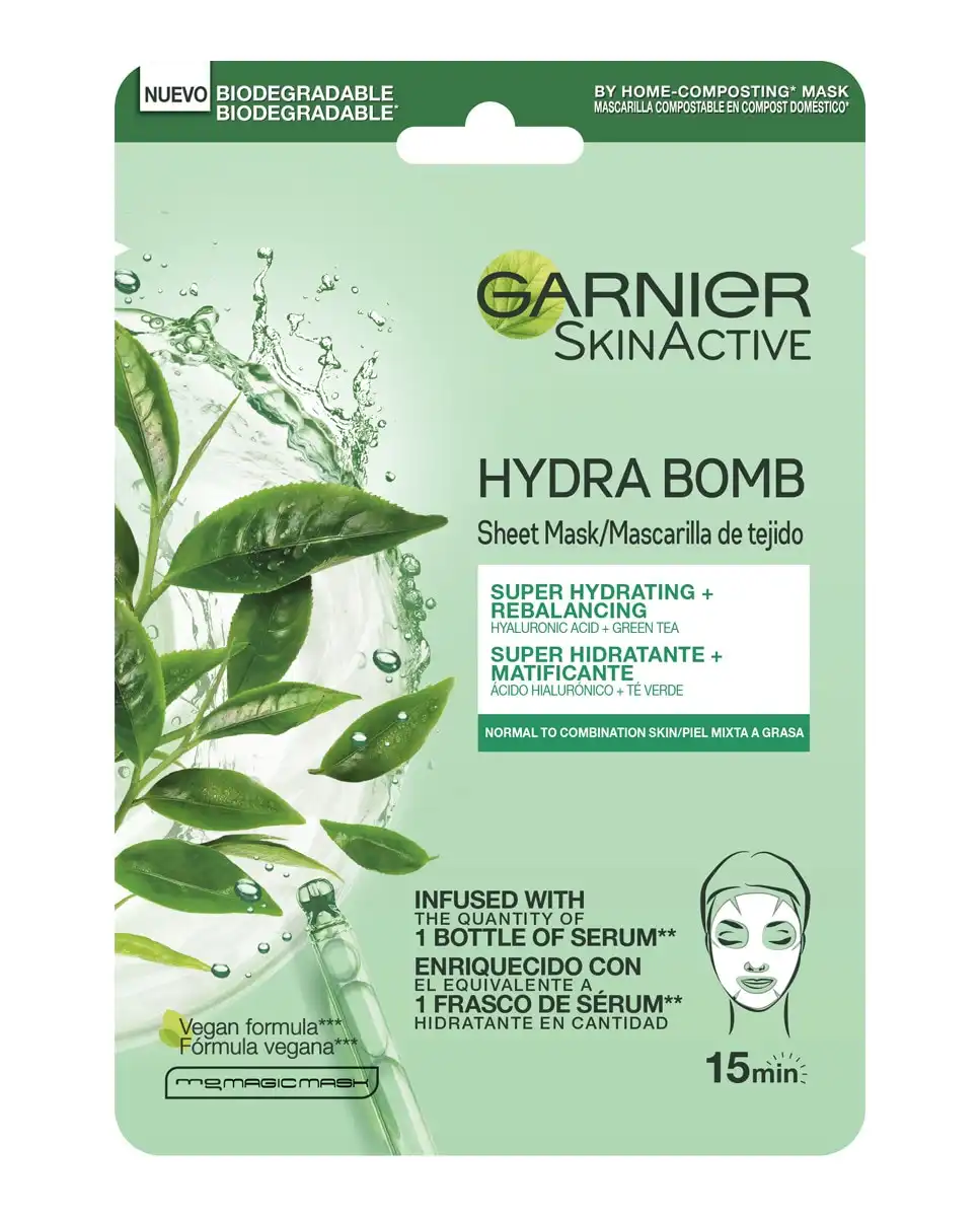 Garnier - Mascarilla Tissu Hydra Bomb Skin Active - Garnier - Comparador de precios