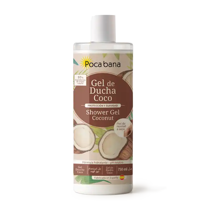 Gel de Ducha Coco 750 ml  Poca bana - Poca bana - Comparador de precios