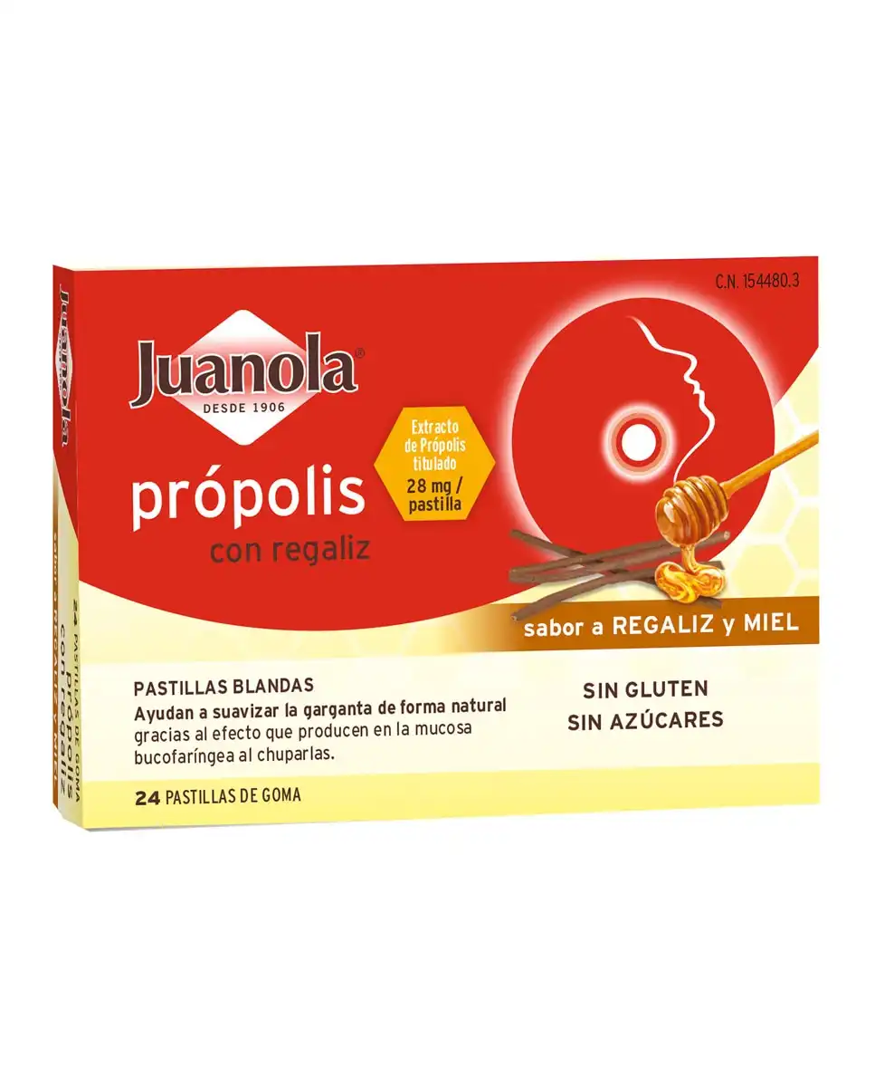 Juanola - Pastillas Propolis Con Regaliz Sabor Regaliz/Miel - Juanola - Comparador de precios