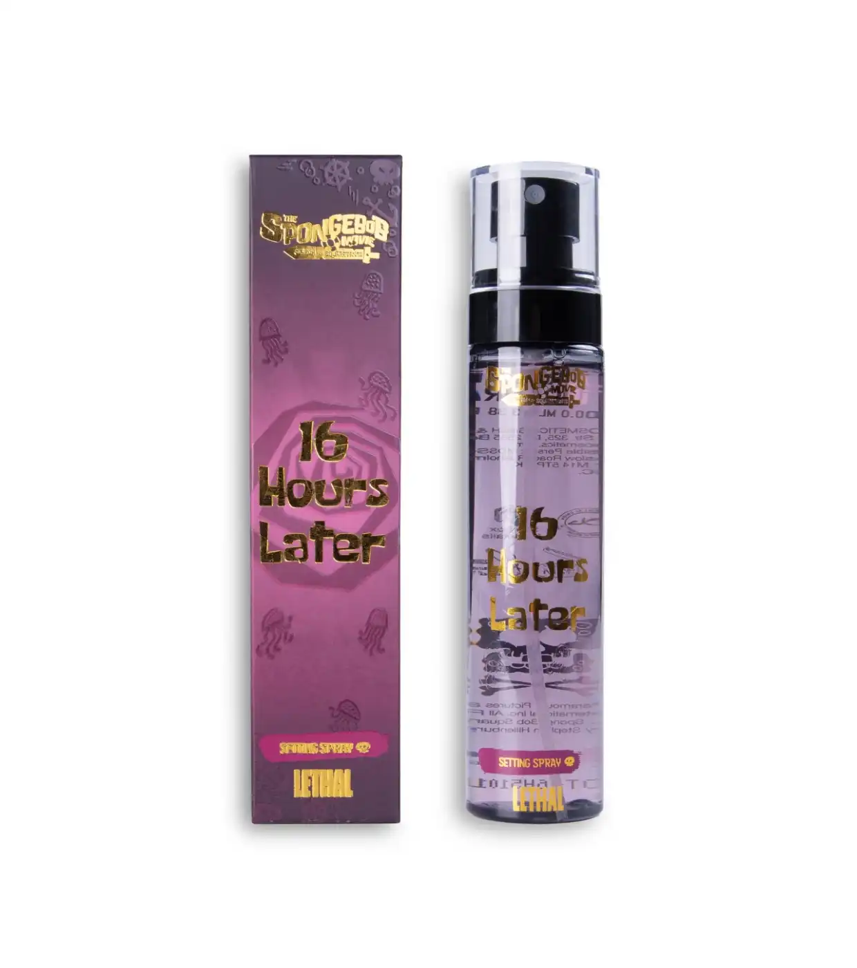 Lethal Cosmetics - *The SpongeBob* - Spray fijador de maquillaje 16 Hours Later - Lethal Cosmetics - Comparador de precios