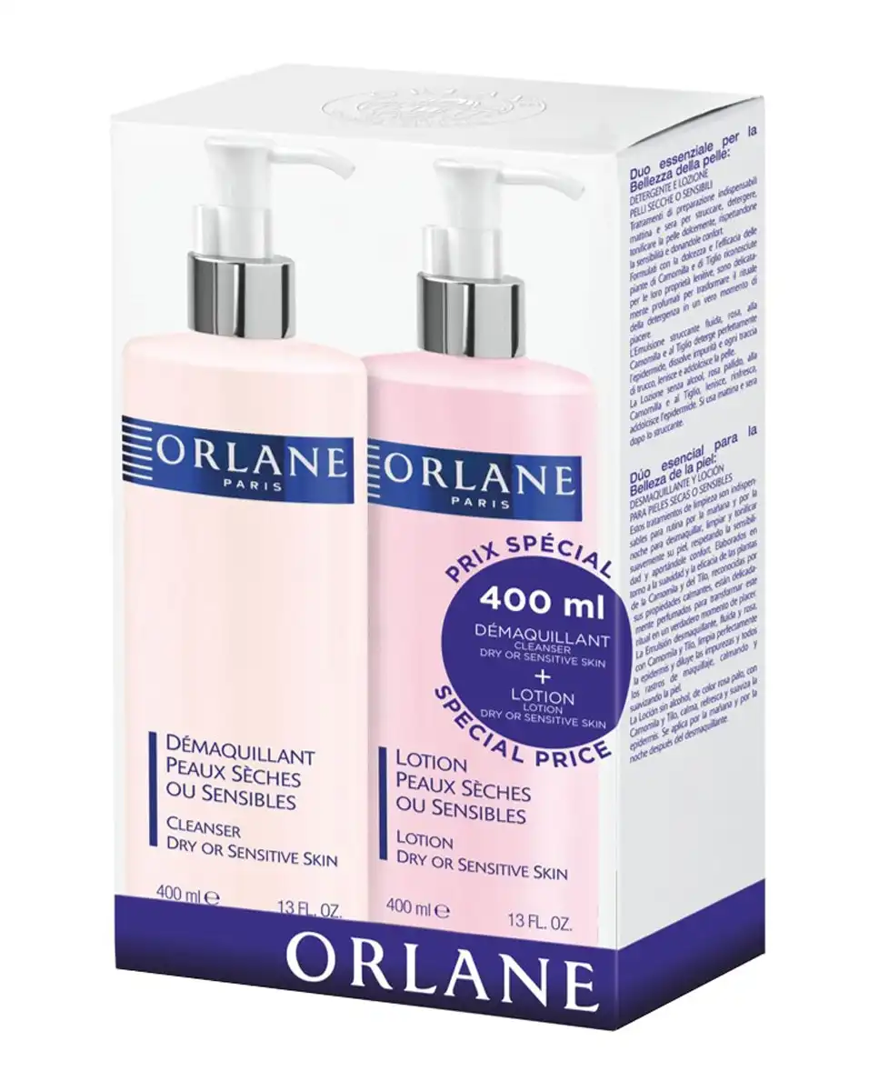 Orlane - Estuche De Regalo Bipack Limpieza Piel Seca O Sensible - Orlane - Comparador de precios