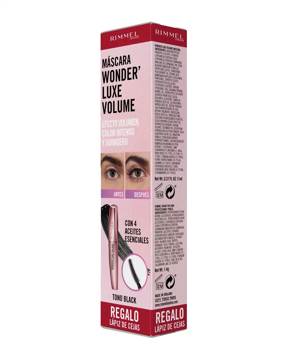 Rimmel - Pack Máscara Wonder Argan London - Rimmel - Comparador de precios