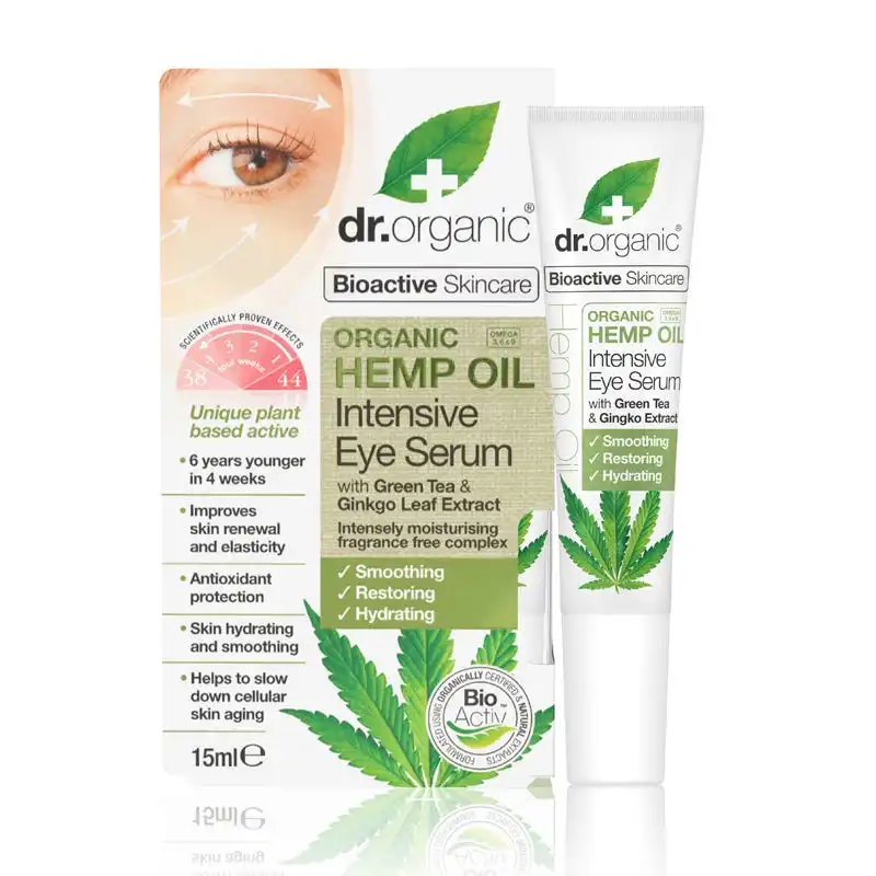 Sérum Intensivo Contorno Ojos Con Aceite De Cáñamo Orgánico - Dr. Organic - Comparador de precios
