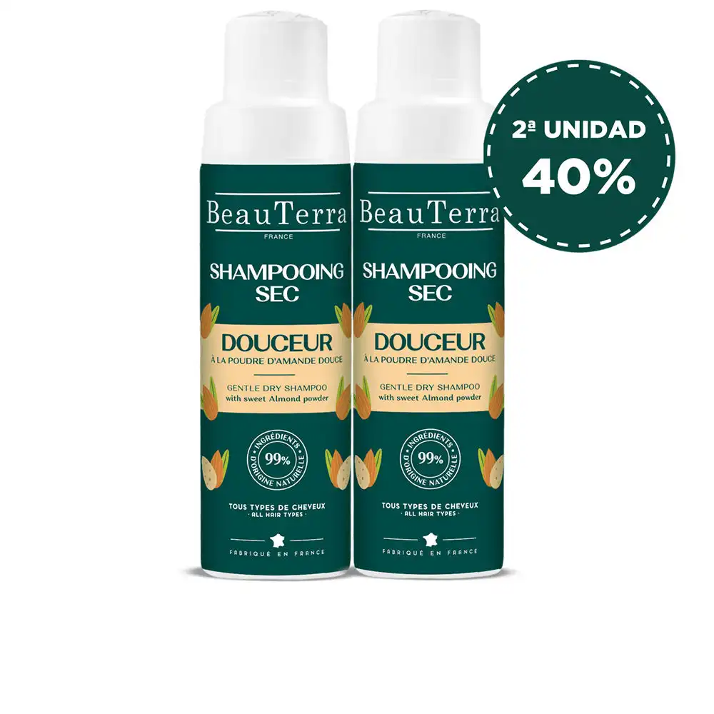 Shampooing Soin champú en seco suave pack 2 x 50 gr - BEAUTERRA - Comparador de precios