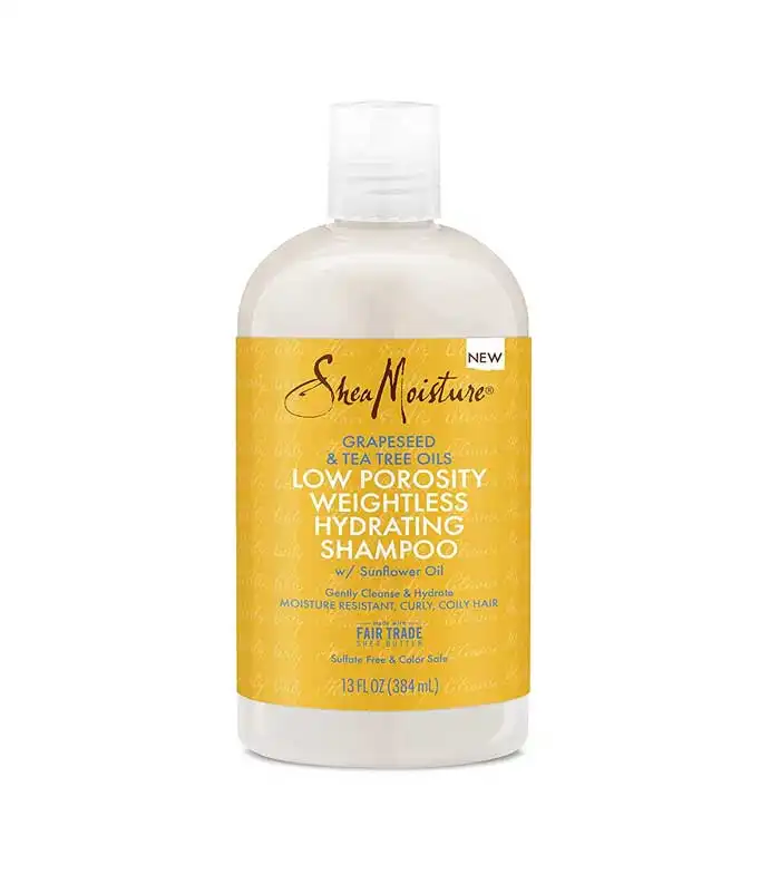 Shea Moisture - Champú para cabello con porosidad baja - Aceites de semilla de uva y árbol de té - Shea Moisture - Comparador de precios