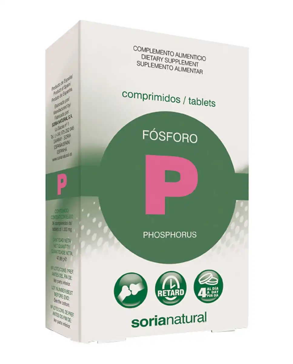 Soria Natural - 36 Comprimidos Fósforo Soria Natural. - Soria Natural - Comparador de precios