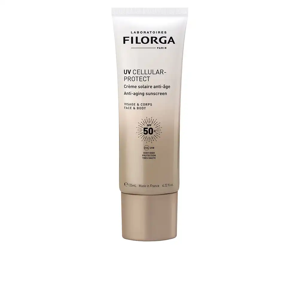 Uv CELLULAR-PROTECT protector solar antiedad rostro y cuerpo SPF50+ 125 ml - Laboratoires Filorga - Comparador de precios