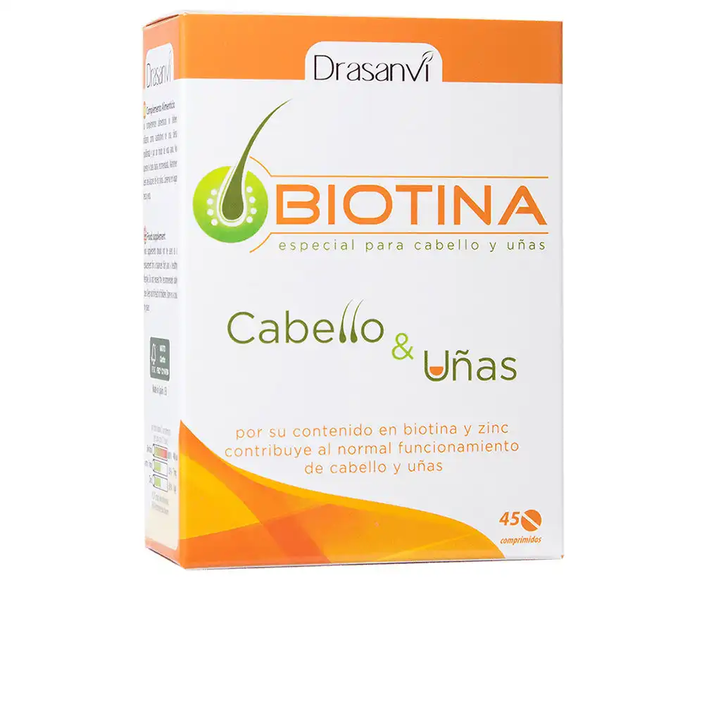 Biotina cabello y uñas 45 comprimidos - Drasanvi - Comparador de precios