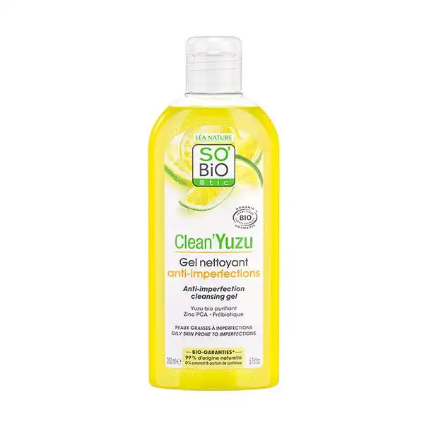 Clean'yuzu Gel Nettoyant Anti-Imperfections - SOBIO - Comparador de precios