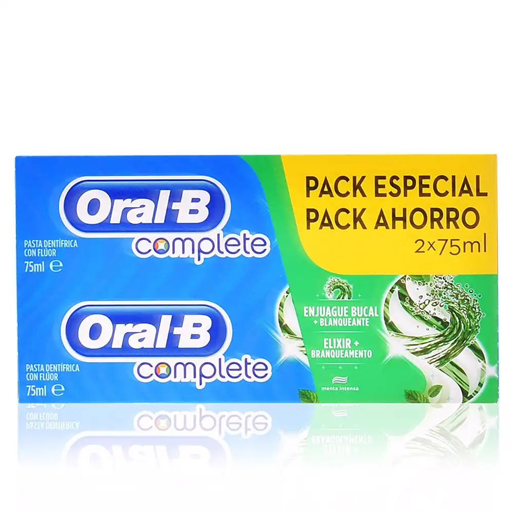Complete Dentifrico Enjuage + Blanqueante lote - Oral-B - Comparador de precios