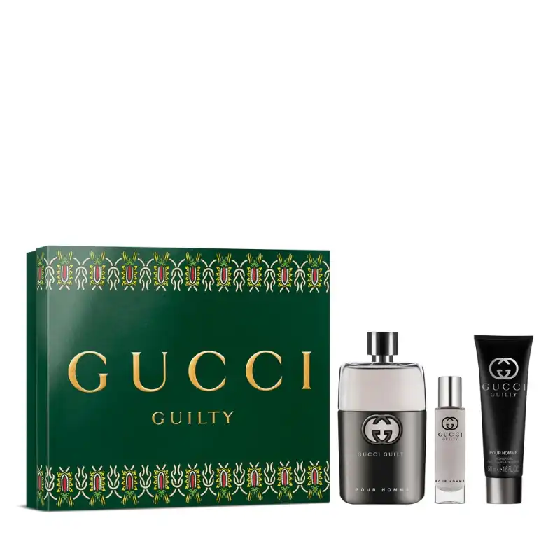 Estuche De Regalo Guilty Eau De Toilette 90 Ml + Gel De Ducha 50 Ml + Spray 15 Ml - Gucci - Comparador de precios