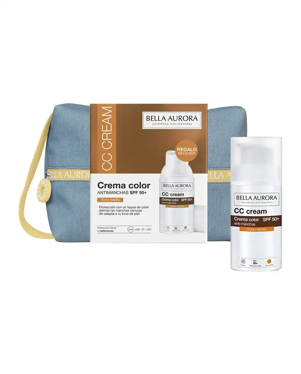 Estuche Regalo Solar Cc Cream Tono Medio Bella Aurora - Bella Aurora - Comparador de precios