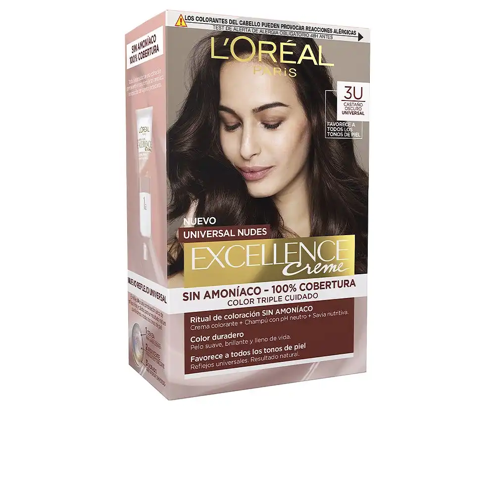 Excellence creme universal nudes tinte #3u-dark brunette 5 u - L'Oréal Paris - Comparador de precios