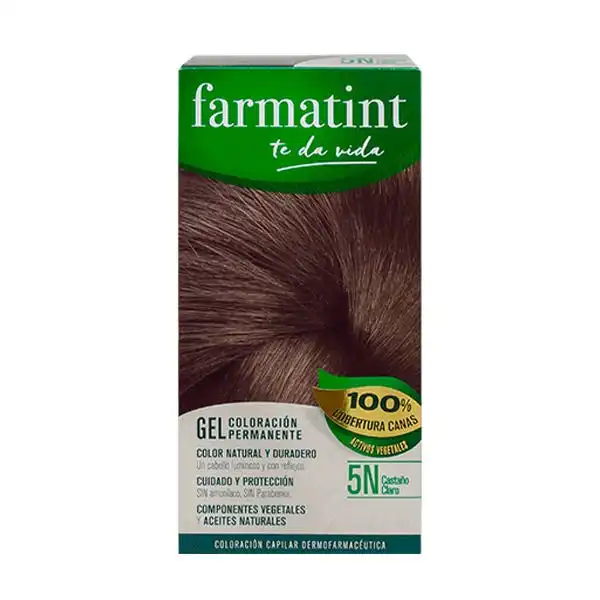 Gel Coloración Permanente Castaño Claro - Farmatint - Comparador de precios