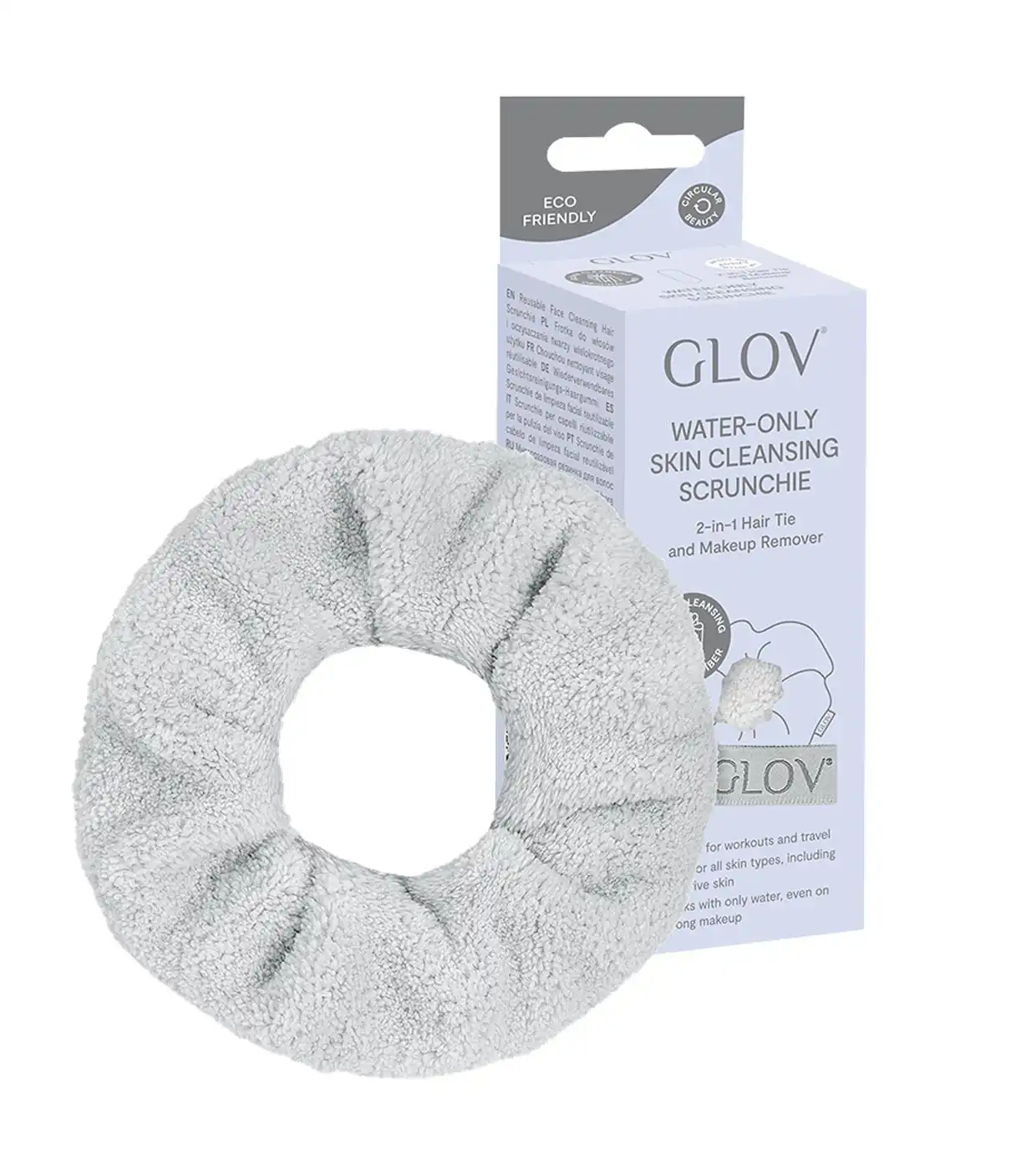 GLOV - Limpiador y coletero scrunchie Skin Cleansing - Silver Stone - Glov - Comparador de precios