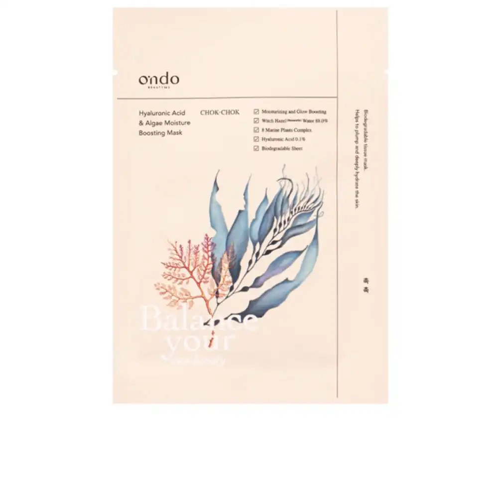 Hyaluronic Acid & Algae Moisture boosting mask 25 ml - Ondo Beauty 36.5 - Comparador de precios